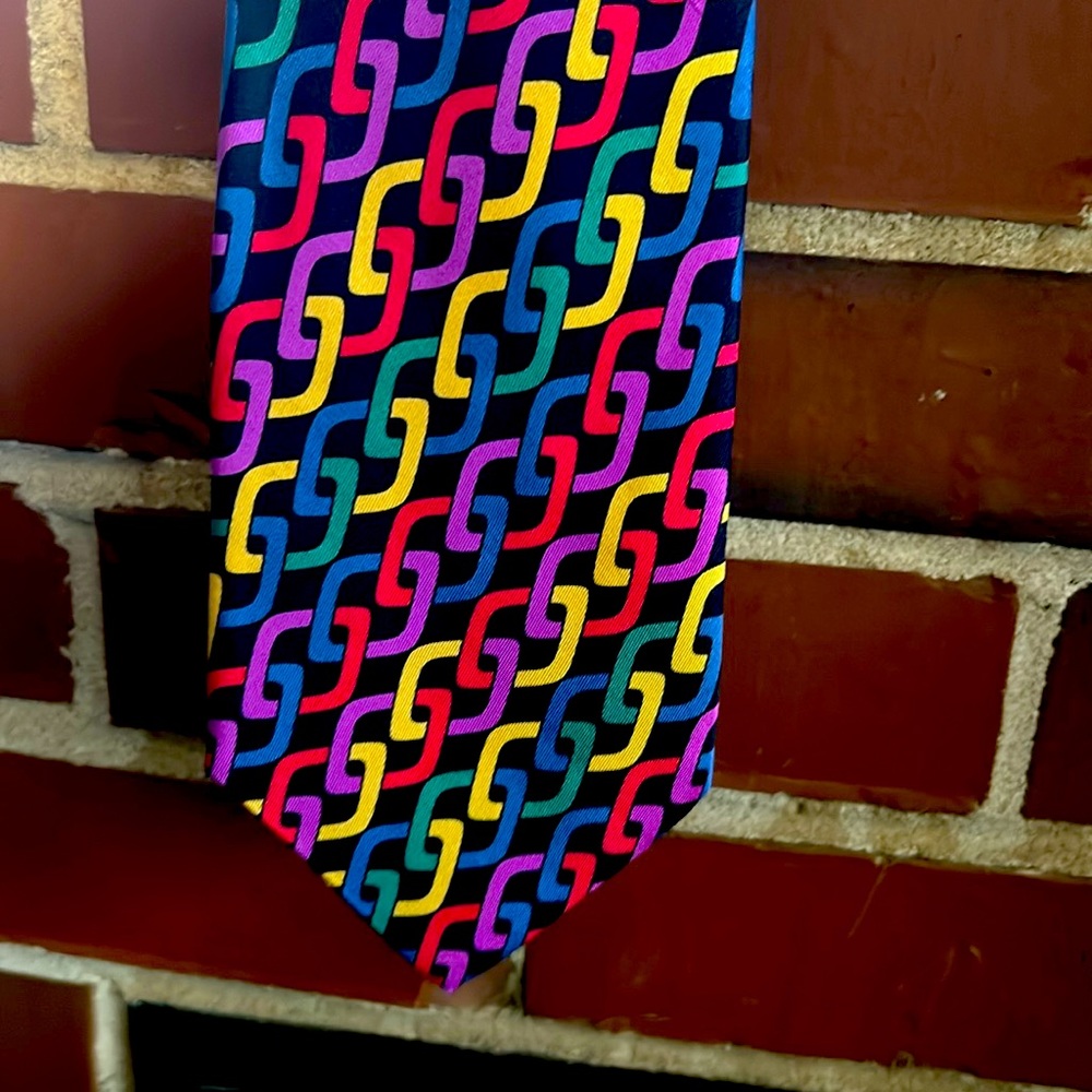 Colorful Silk Tie by Bullock & Jones